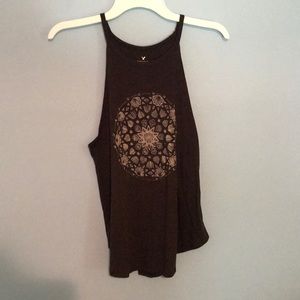 High neck tank top